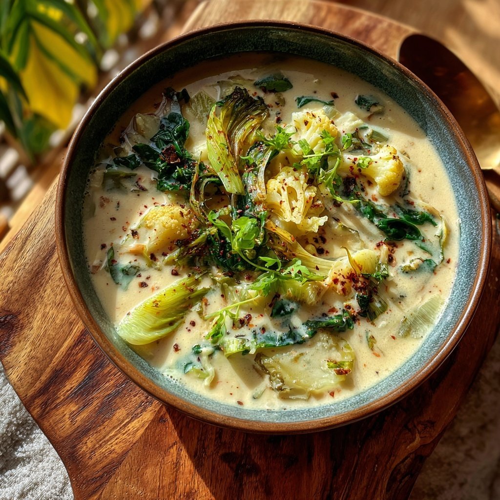 Blumenkohl Suppe Mit Lauch
