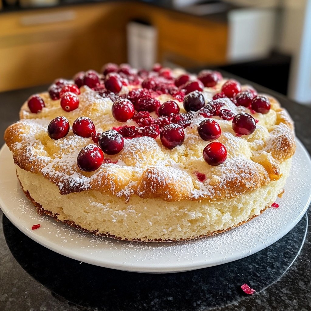 Cranberry-Biskuit-Törtchen