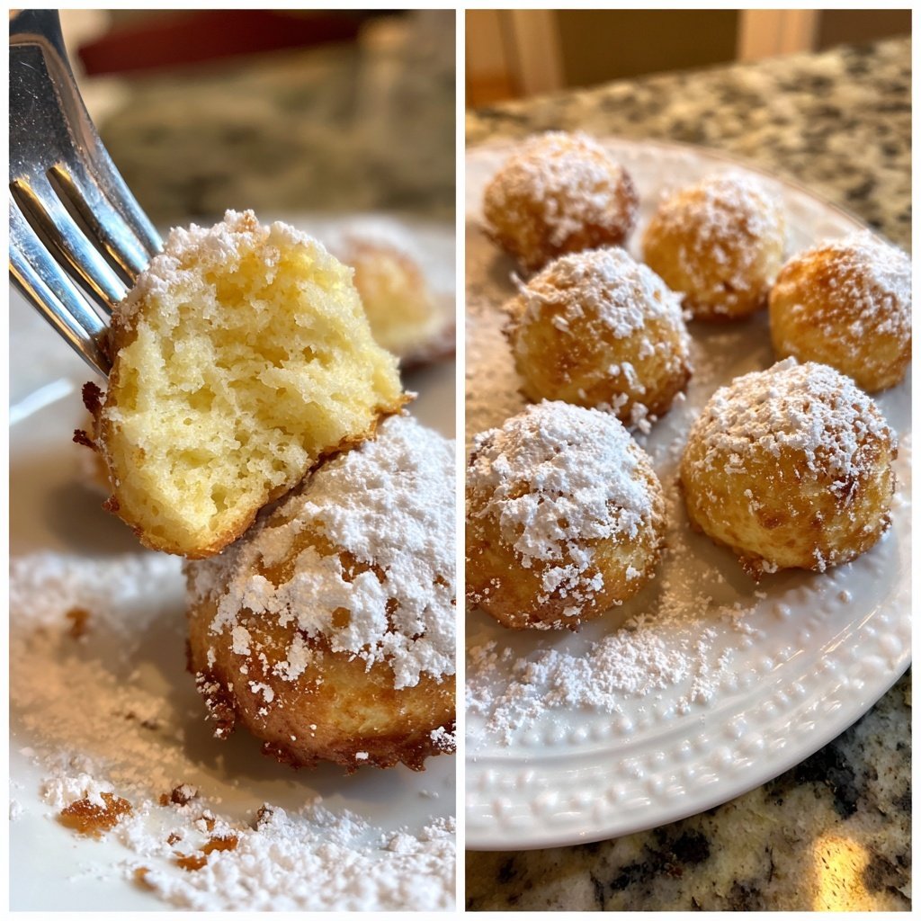 Quarkbällchen luftig