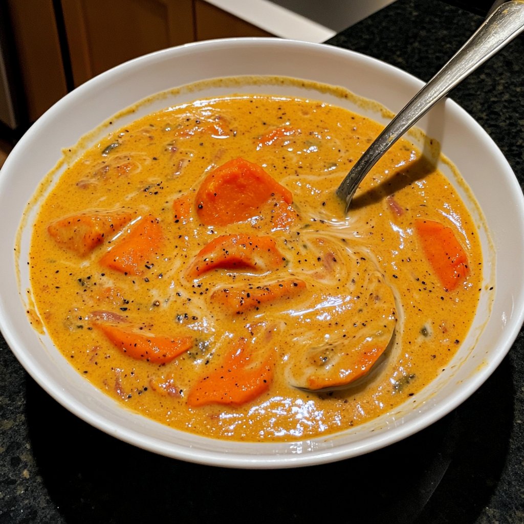 Kürbissuppe mit Curry