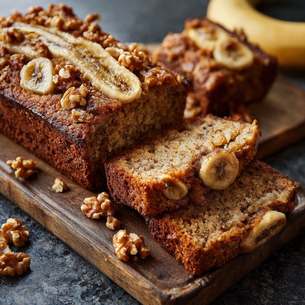 Einfaches Bananenbrot