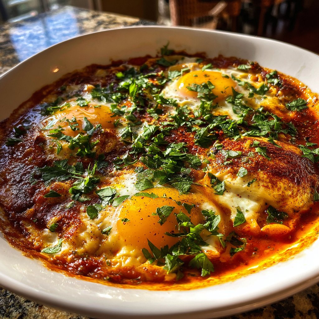 Shakshuka mit Knoblauch