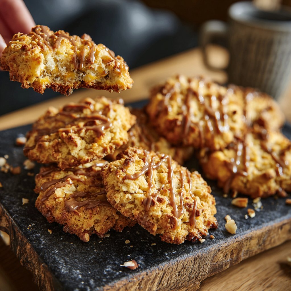 Cookies mit Nüssen und Honig