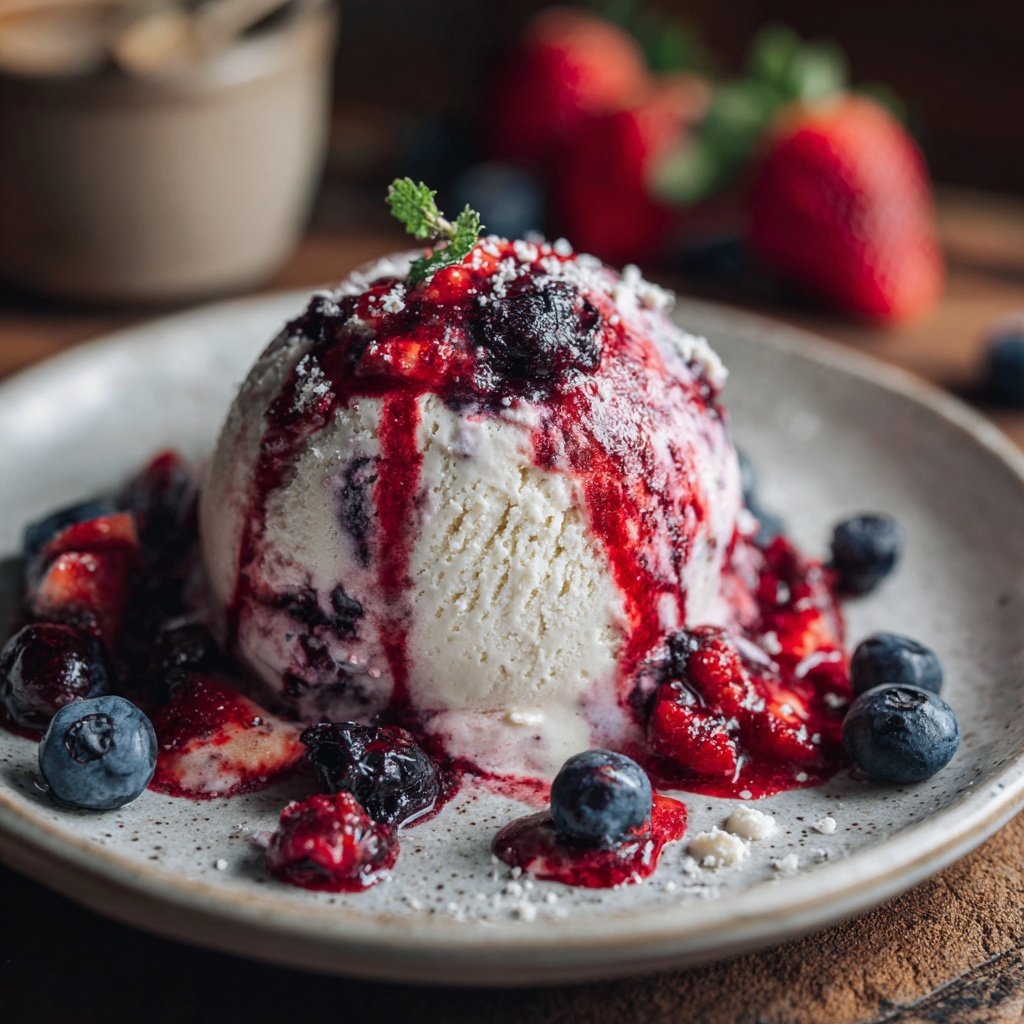 Eis Selber Machen Mit Beerenmix