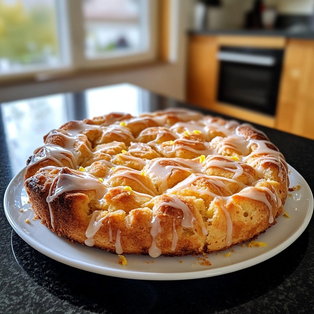 Zitronenkuchen für Kaffeezeit