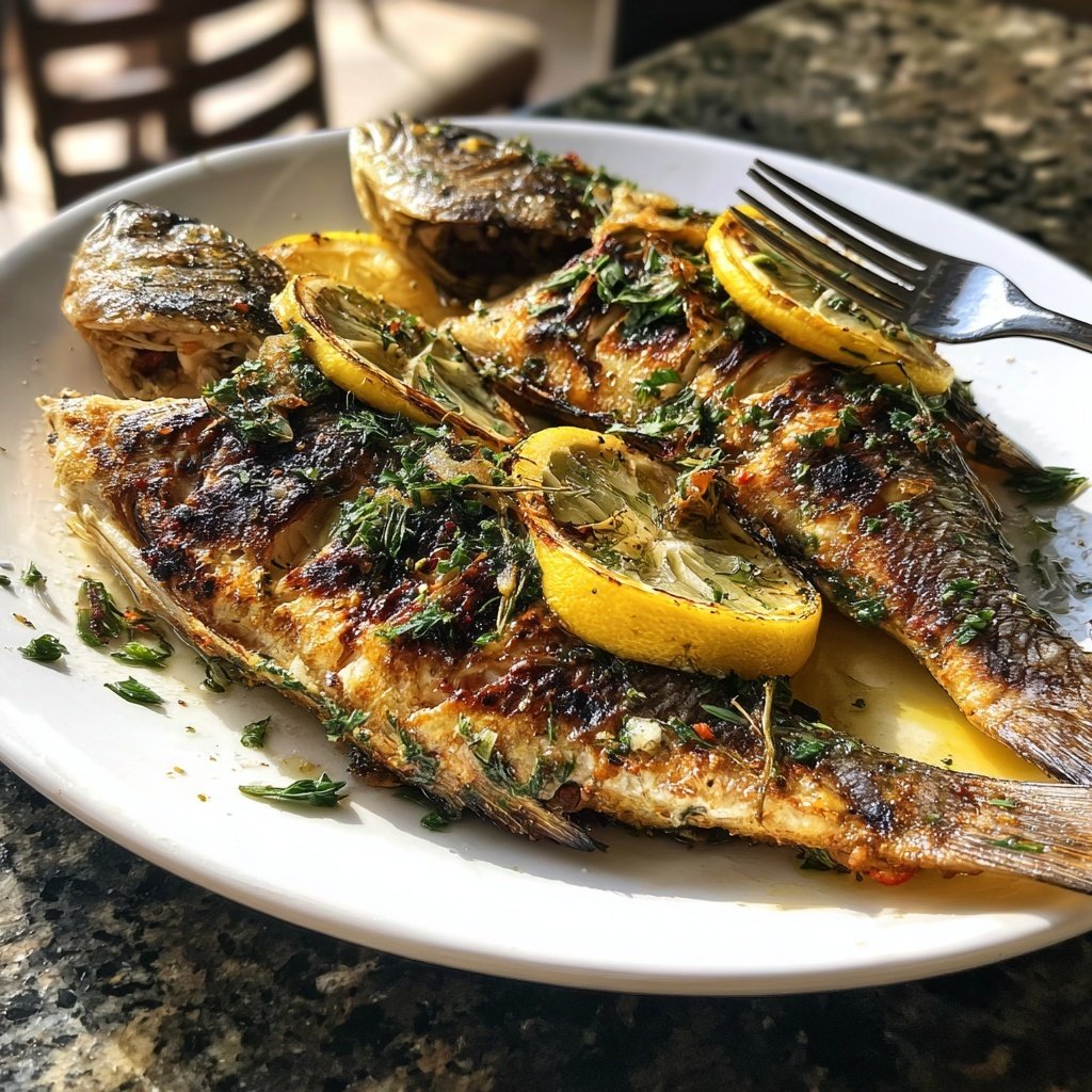 Gesund & Leicht Zitronen-Gegrillter Fisch