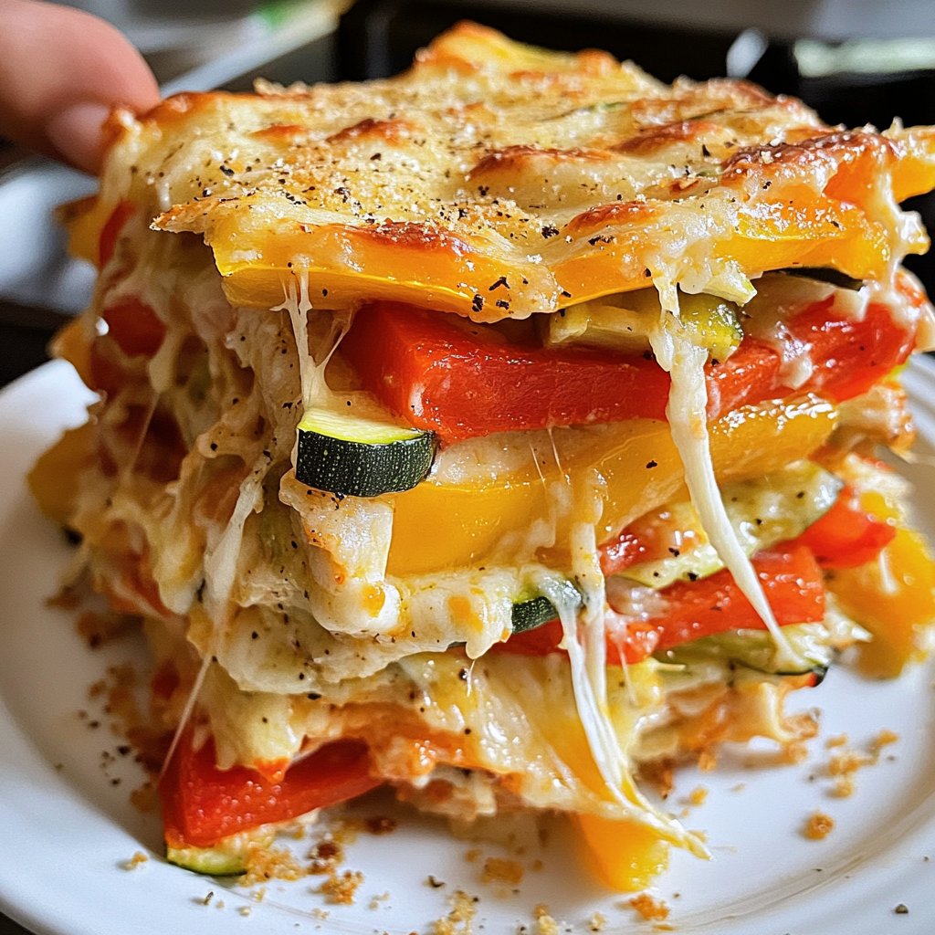 Gemüseauflauf mit Paprika