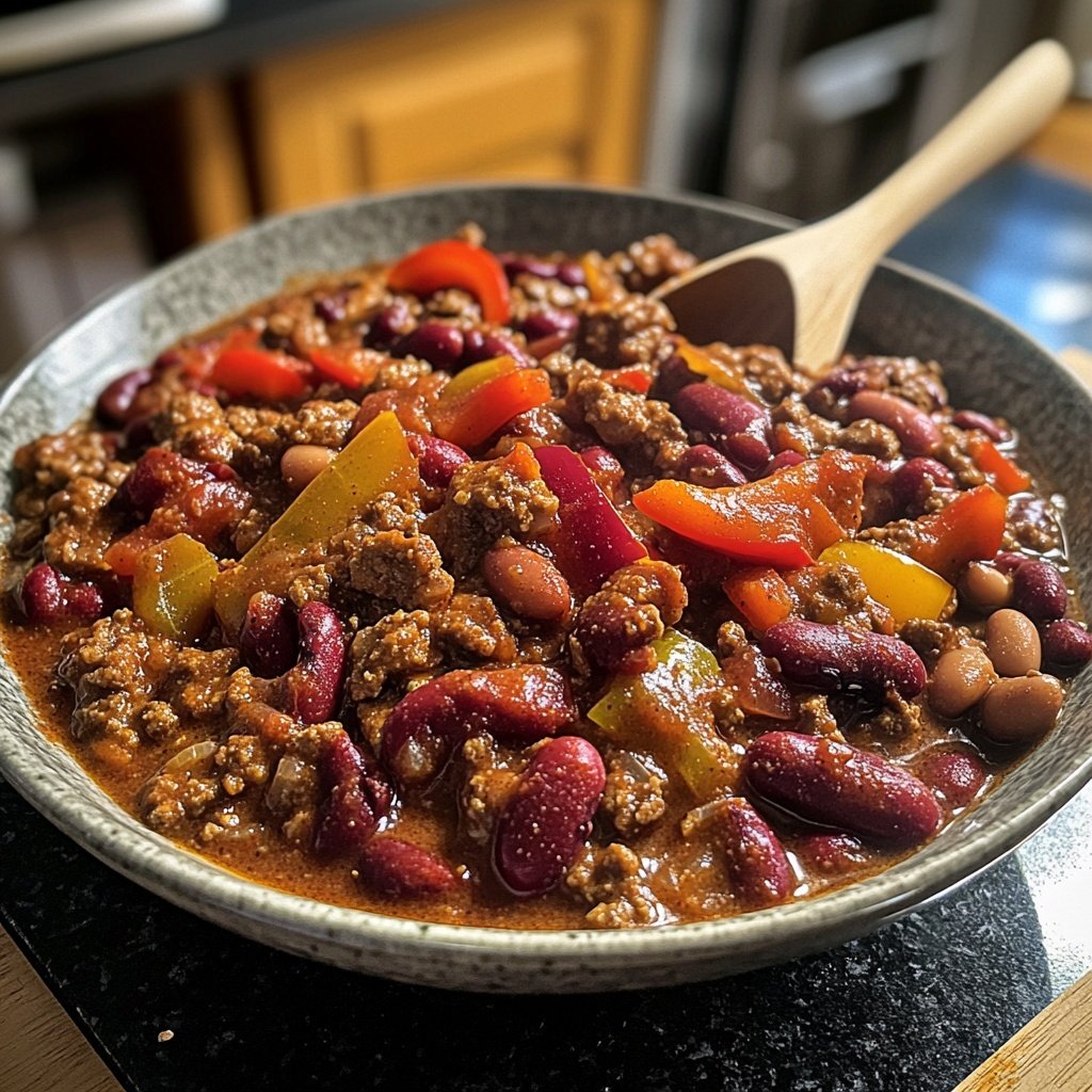 Chili sin Carne mit Kakao