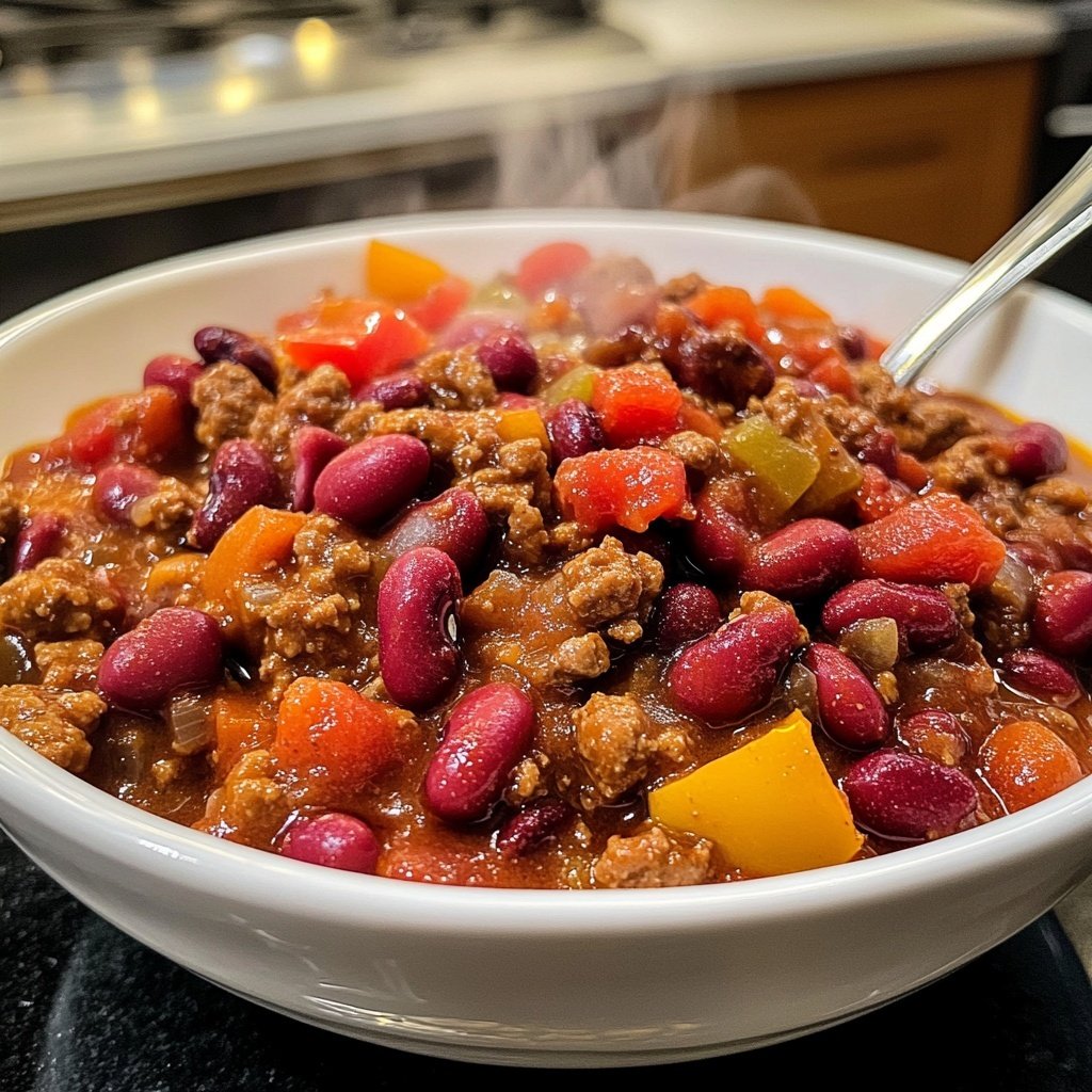 Chili sin Carne mit Bohnen