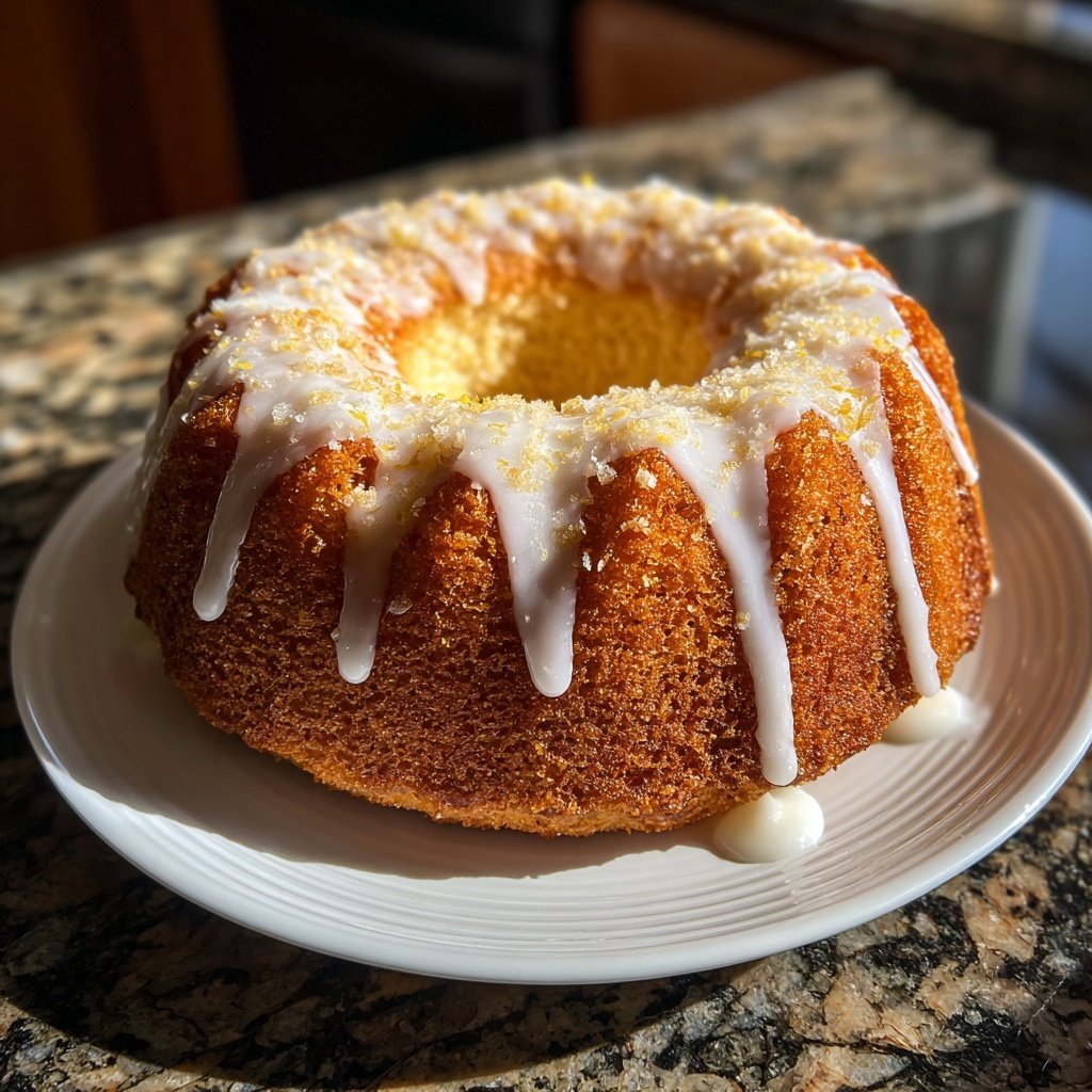 Zitronenkuchen mit Joghurtfüllung